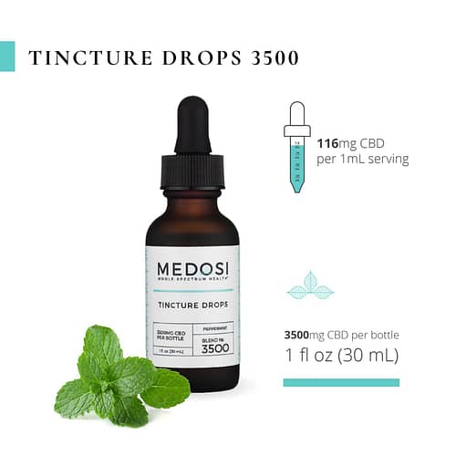 Medosi CBD oil tincture drops 3500mg
